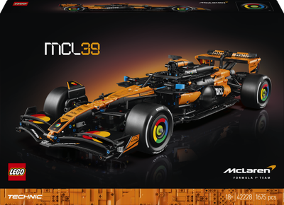 Zestaw klocków LEGO Technic Bolid McLaren MCL39 F1 1675 elementów (42228)