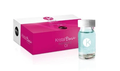 Масло в ампулах успокаивающее для волос BBcos Kristal Basic Normalizing Oil 12 х 10 мл, нормализующий уход для кожи головы и восстановления баланса волос