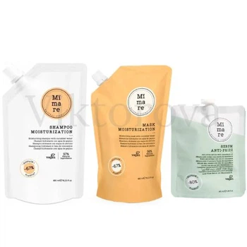 Набор для увлажнения волос Mimare: Шампунь Mimare Moisturization Shampoo 480 мл + Маска Mimare Moisturization Mask 480 мл + Серум против пушистости Mimare Anti-frizz 40 мл