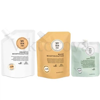 Набір для зволоження волосся Mimare: Шампунь Mimare Moisturization Shampoo 200 мл + Маска Mimare Moisturization Mask 200 мл + Серум проти пухнастості Mimare Anti-frizz 40 мл