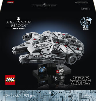 Zestaw klocków LEGO Star Wars Sokół Millennium 921 element (75375)