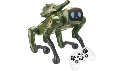 Интерактивный робот-пес MECH GUARDIAN (QF660-2М), стреляющий шариками орбиз
