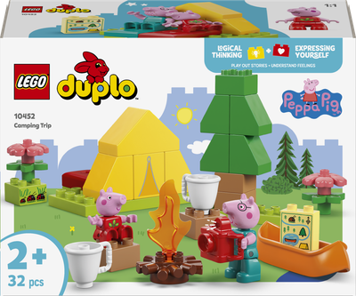 Zestaw klocków LEGO DUPLO Peppa Pig Wyprawa na biwak 32 elementy (10452)