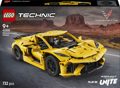 Zestaw klocków LEGO Technic Chevrolet Corvette Stingray 732 elementy (42205)