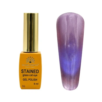 Вітражний Гель лак Global Fashion котяче око Stained glass cat eye 8 мл №6