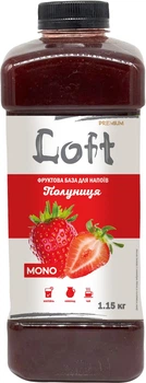 Фруктова база для напоїв LOFT Полуниця 1.15 кг (4823113304898)