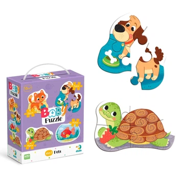 Пазли 4 в 1 "Baby Puzzle. Тваринки", 3-4 елементи 300688 DoDo