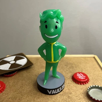 Фигурка Fallout Vault Boy Radiation CHN AOHUA Rikochet Bobblehead коллекционный пупс радиация 12см