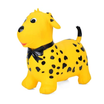 Детская игрушка-прыгун "Щеночек" Bambi MS 4160(Yellow) резина, до 20 кг