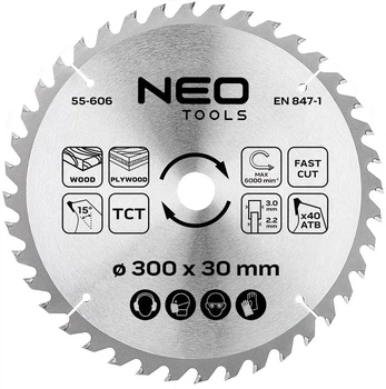 Диск побідитовий Neo Tools для пилки 300 x 30 мм (5906692004133)