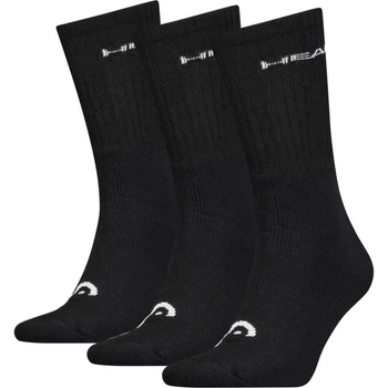 Носки Head CREW 3P UNISEX черные (3 пары) 35-38 701213456-200