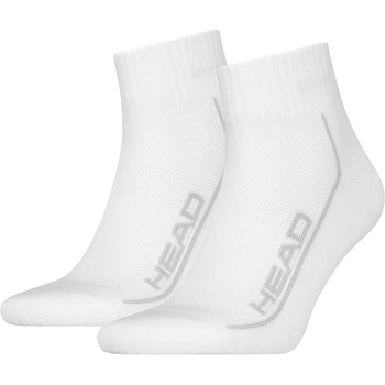 Носки Head ALL SPORTS PERFORMANCE QUARTER 2P белые (2 пары) 39-42 701229022-002