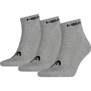 Носки Head QUARTER 3P UNISEX серые (3 пары) 35-38 761011001-400