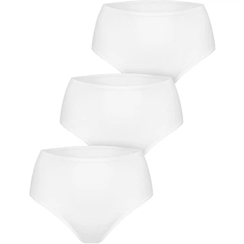 Трусы (слипы) женские Kappa SLIP MIDI 3P белые (3 штуки) M K2131 Bianco