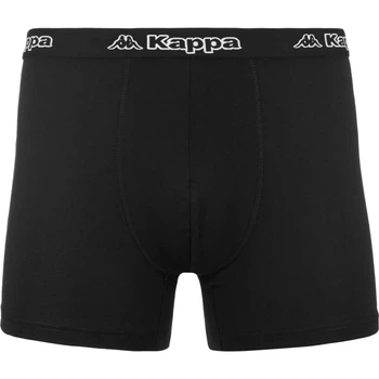 Трусы (боксерки) Kappa BOXER UOMO ELASTICO ESTERNO LOGATO черные M K1211 Nero