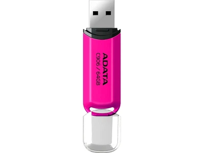 USB флеш накопичувач ADATA 64 GB C906 USB 2.0 Pink (AC906-64G-RPP)
