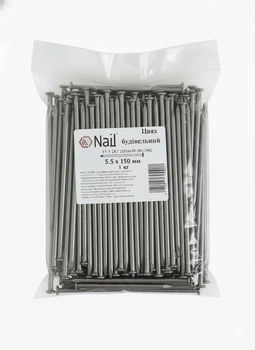 Гвозди 5,5х150 строительные, DIN 1151 бп (уп.1кг) Nail (405218)