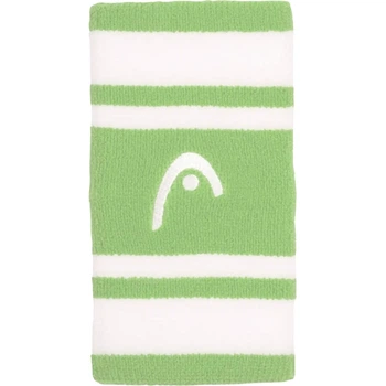 Напульсники Head WRISTBAND STRIPED 5" салатово-белые (2 штуки) 285875 CEWH