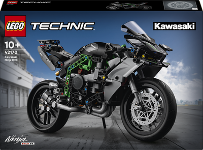 Zestaw klocków LEGO Technic Motocykl Kawasaki Ninja H2R 643 elementy (42170)