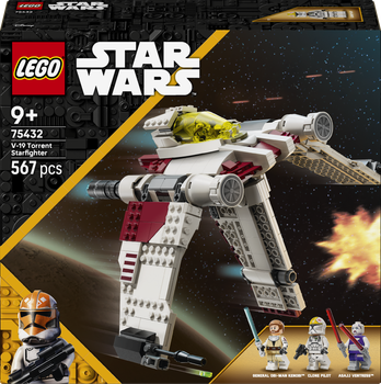 Zestaw klocków LEGO Star Wars Myśliwiec V-19 Torrent 567 elementów (75432)