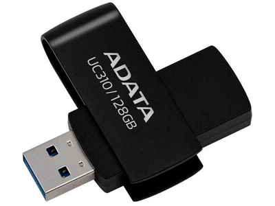 USB флеш накопичувач ADATA 128 GB UC310 USB 3.2 Black (UC310-128G-RBK)