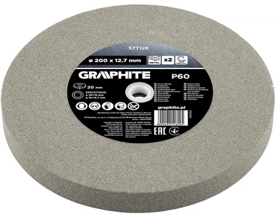 Шлифовальные диски Graphite 2 шт 200 x 20 мм (5902062118295)