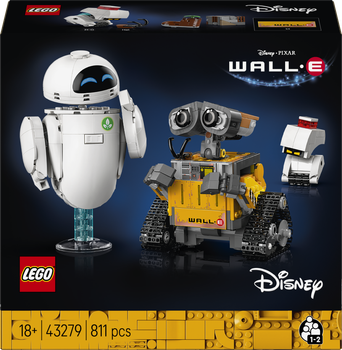 Конструктор LEGO Disney Воллі та Єва 811 деталей (43279)