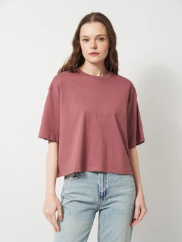 Футболка хлопковая женская ONLY 15368898 S Rose Brown (5715867806225)