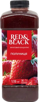 Фруктовий концентрат Red&Black Полуниця 1.15 кг (4823113304904)