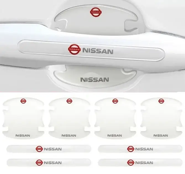 Защитные пленки дверных ручек 8шт Nissan