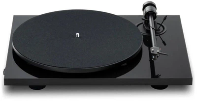 Виниловый проигрыватель с фонокорректором Pro-Ject E1.2 Phono Pick It MM E High Gloss Black