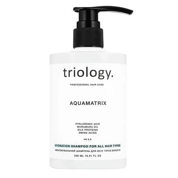 Увлажняющий шампунь для всех типов волос Triology Aquamatrix 500 мл (4823109705326)