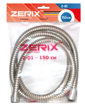 Шланг для душа Zerix металлический 150 см (0198)