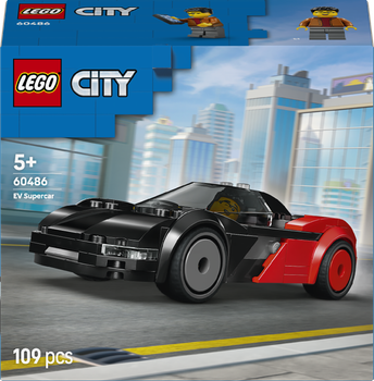 Zestaw klocków LEGO CITY Supersamochód elektryczny 109 elementów (60486)