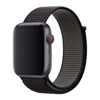 Нейлоновий ремінець PremiumCases Nylon Sport Loop (липучка) для Apple Watch 42 / 44 / 45 / 46 / 49 мм Gray