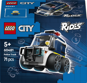 Zestaw klocków LEGO CITY Pojazdy — Ciężarówka policyjna 71 elementów (60481)