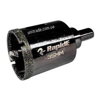 Коронка алмазна 35мм RapidE RED POINT BLACK PIRAHNA
