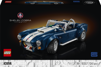 Klocki konstrukcyjne LEGO Icons Shelby Cobra 427 S/C 1241 elementy (10357)