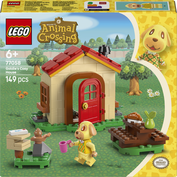 Zestaw klocków LEGO Animal Crossing Przytulny dom Goldie 149 elementów (77058)