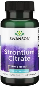Стронцій Swanson Strontium Citrate 340 мг 60 капсул (87614111957)