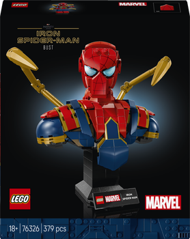 Zestaw klocków LEGO Marvel Popiersie Iron Spider - Mana 379 elementów (76326)