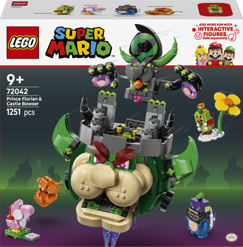 Конструктор LEGO Супер Маріо Принц Флоріан і Замок Боузер 1251 деталь (72042)