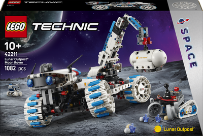 Zestaw klocków LEGO Technic Kosmiczny łazik księżycowy Lunar Outpost 1082 elementy (42211)