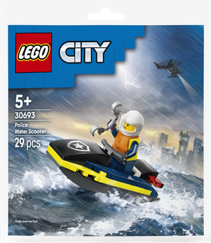 Zestaw klocków LEGO City Police Water Scooter 29 elementów (30693)