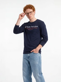 Лонгслів чоловічий Tom Tailor 1049390-10668 4XL Sky Captain Blue (4069402162651)