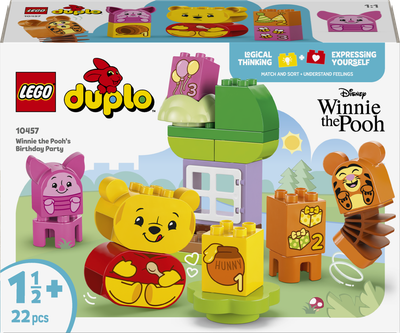 Zestaw klocków LEGO DUPLO Disney Przyjęcie urodzinowe Kubusia Puchatka 22 elementy (10457)
