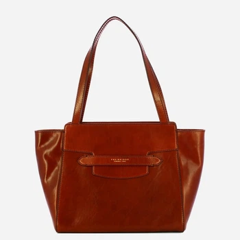 Torebka shopper damska skórzana The Bridge 04191601-14 Brązowa (800070354473)