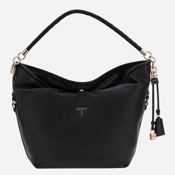 Torebka shopper damska duża Guess HWBG9918020-BLA Czarna (800070352379)
