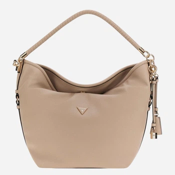 Сумка шопер жіноча зі штучної шкіри Guess HWBG9918020-TAU Бежева (800070352381)