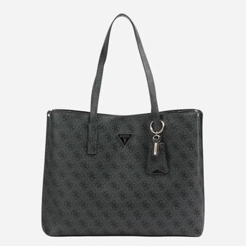 Сумка шопер жіноча зі штучної шкіри Guess HWSG6974230-CLO Чорна (800070344945)